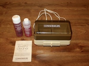 connoisseurs sonic plus cleaner twin tank jewelry