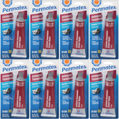 Permatex 81180 Automatic Transmission RTV Gasket Maker Set 24oz (8 x 3oz)