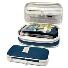 Wrapables Large Capacity Pencil Case, Expandable Pencil Pouch