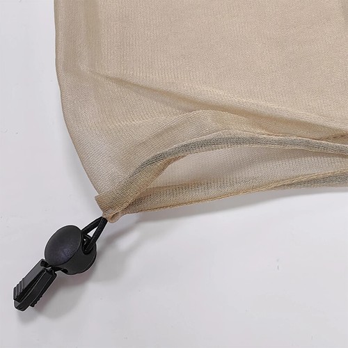 EMF Protection Head Cover Silver Fiber Mosquito Net Multi-function Outdoor Hat - Picture 8 of 8