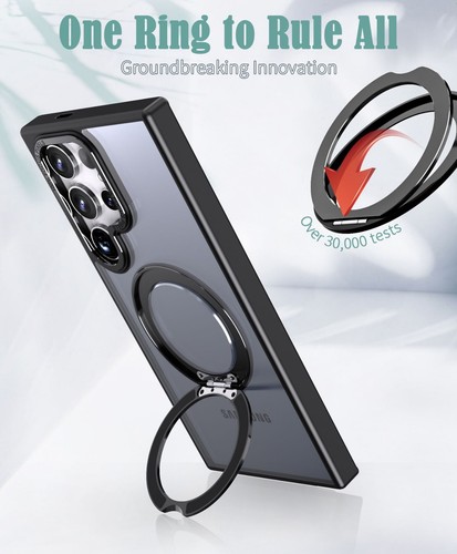 Samsung S25 S24 Plus Ultra Case Magnetic Shockproof Thick Cover Stand Blacktech - Picture 5 of 23