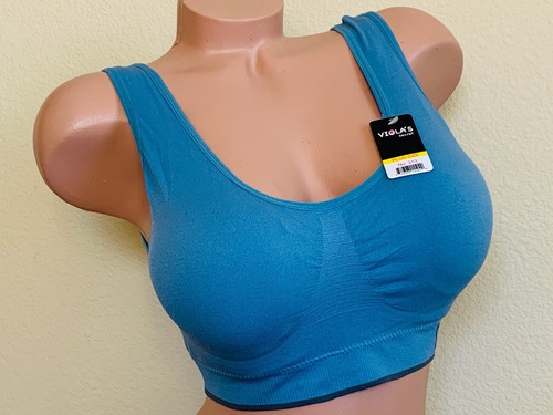 3/6 Women's Sports Bras Yoga Activewears Workout Gym Bra Top PLUS SIZE Gift pack - Picture 10 of 28