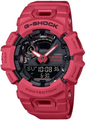 Casio Men's G-Shock Move Bluetooth Red Resin Strap Ana-Digital Watch GBA900RD-4A