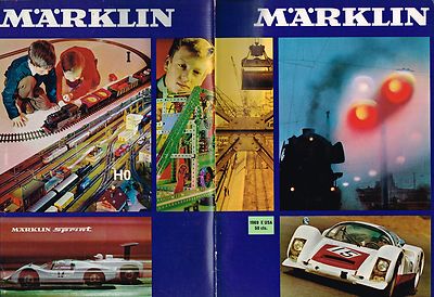 1969 E MARKLIN Catalog: Toy Trains,SPRINT Slot Cars,HO Layouts,Construction Sets
