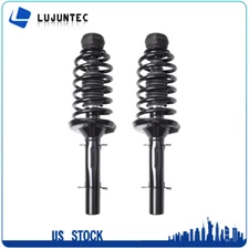 Set (2) Front Struts With Coil Spring For 1999 2000-2006 VW Golf Beetle Jetta