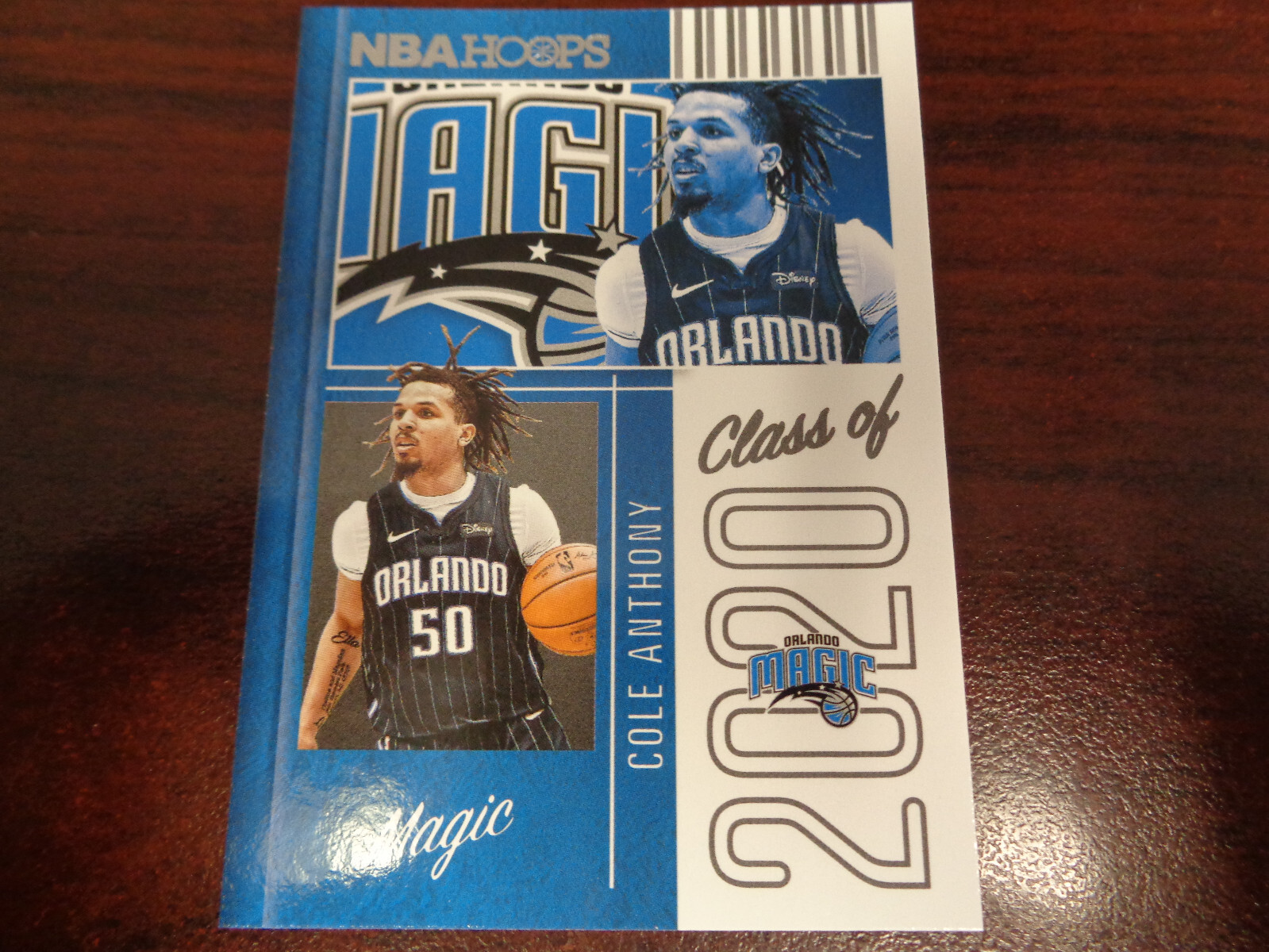 2020-21 NBA Hoops Cole Anthony #4 ROOKIE CARD Class of 2020-MAGIC