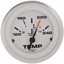 Sierra 65509P Marine Boat Lido 2" Water Temperature Gauge I/O IB Round Teleflex