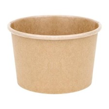 Fiesta Green Compostable Soup Containers Brown - Sustainably Paperboard X500