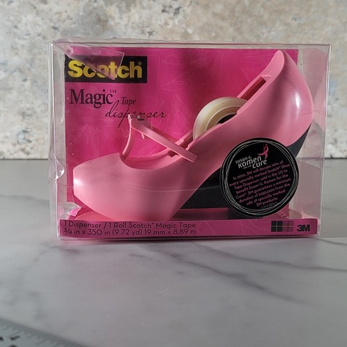 SCOTCH MAGIC TAPE PINK HIGH HEEL SUSAN B. KOMEN SPENDER UM 2010