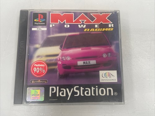 Max Power Racing PS1 (COMPLETO) etichetta nera Sony PlayStation - Foto 2 di 3