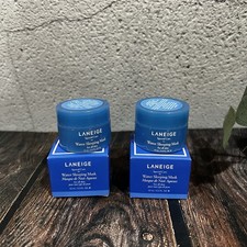 LANEIGE Water Sleeping Mask Deluxe Travel Mini 0.3 fl oz / 10mL   Lot of 2  BNIB