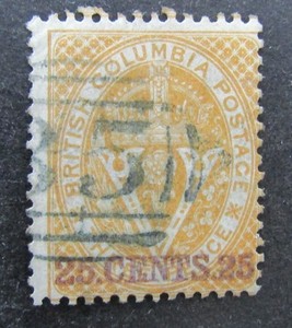nystamps Canada British Columbia Stamp # 11 Used $300       U26x300