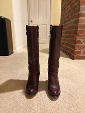 burgundy red Frye boots. 14L