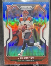 2020 Panini Prizm - Rookie Joe Burrow #307 Red White & Blue Prizm (RC)