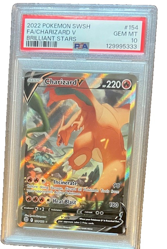 Charizard V 154/172 Brilliant Stars 2022 Alternate Full Art Holo PSA 10