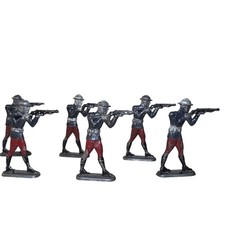 Vintage Homecast Toy Soldiers Military Models Miniatures Antique Lead Toys x6