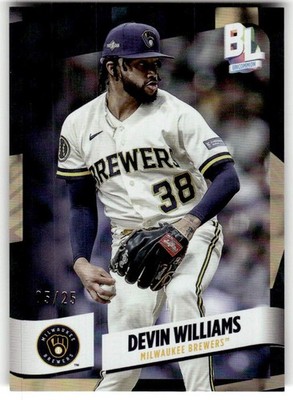2024 Topps Big League Devin Williams Black Foil #/25 #249