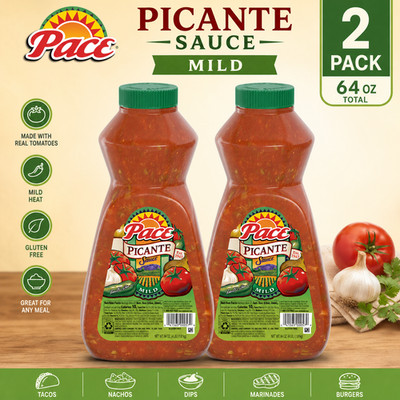 Pace Mild Picante Sauce, 64 oz Bottle PACK OF 2