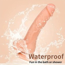 Dildo8 Inch Realistic Lifelike Big Real Dong Suction Cup Waterproof Women Toy