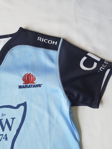 Camisa Jeresy Azul NSW Waratahs Rugby Juvenil Talla 12 - Imagen 2 de 7