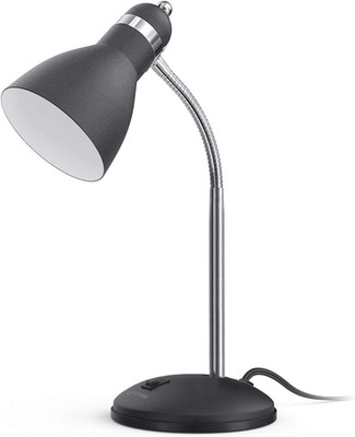 Metal Desk Lamp, Eye-Caring Table Lamp, Study Lamps with Flexible Goose Neck