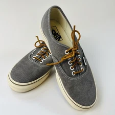 Vans Off The Wall Mens 7/Womens 8.5 Gray Canvas Sneakers Shoes 721356 CLEAN