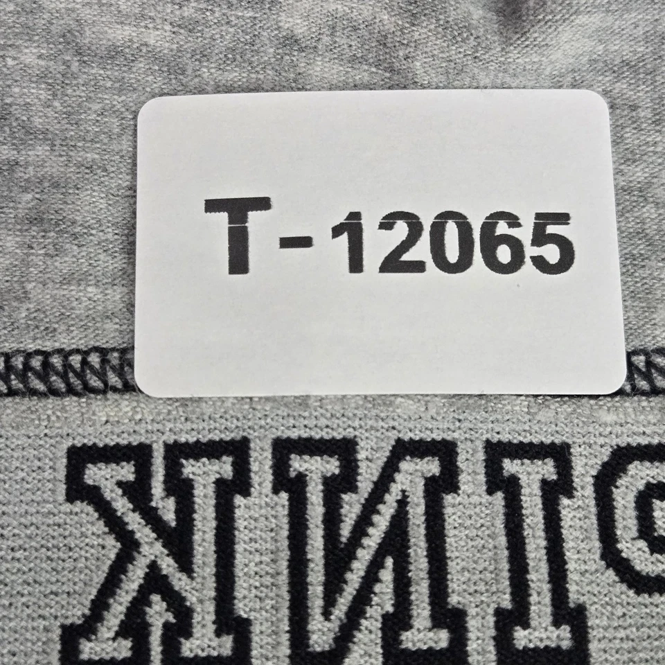 PINK Victoria's Secret Women Sports Bra Small Gray Unlined Wireless Racerback - Image 2 of 4