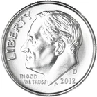 2012 D Dime 10c Coin from Mint Set