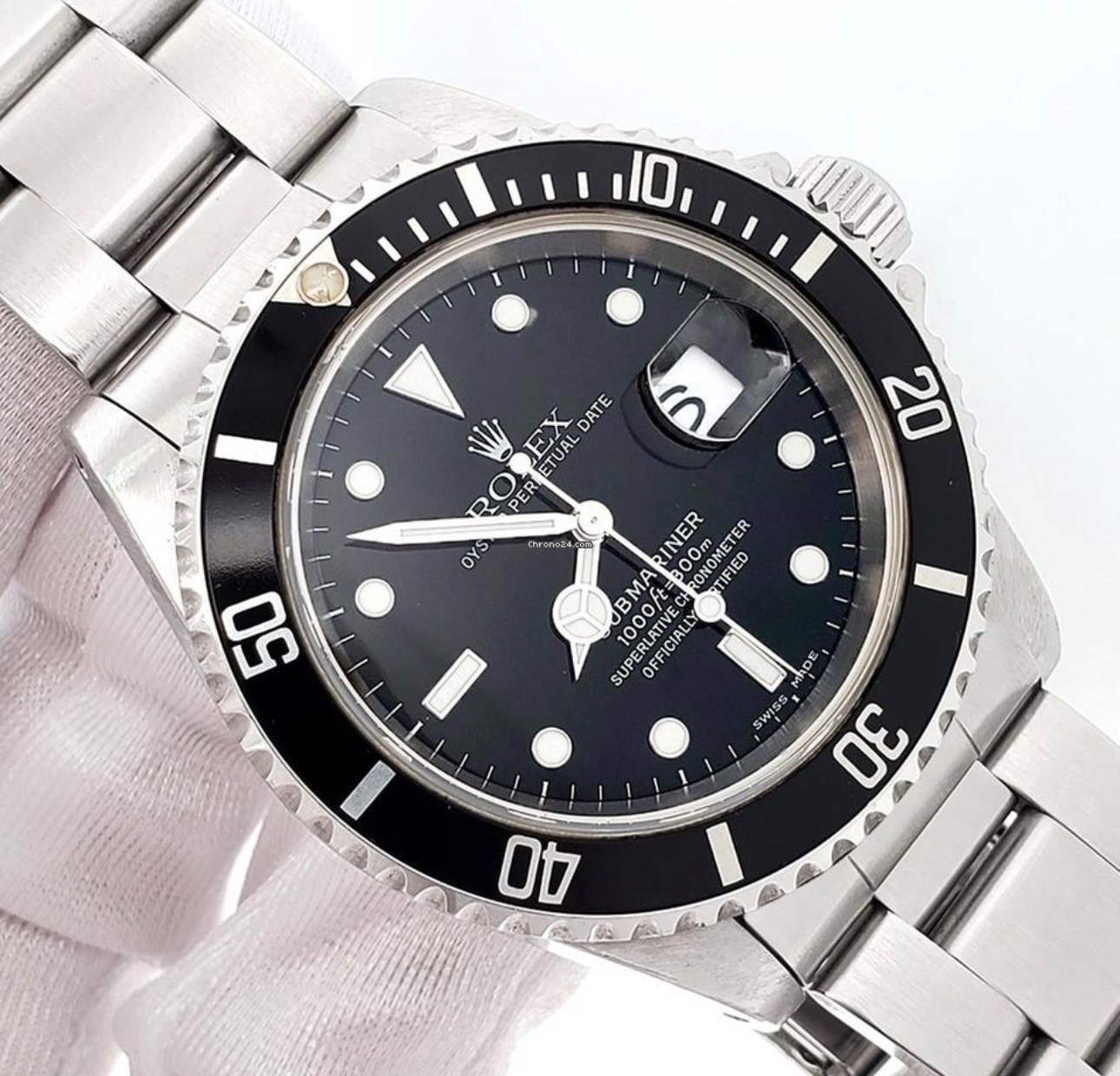 ROLEX SUBMARINER DATE 2003 BOX AND PAPERS