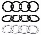 1 Piece Audi Logo Emblem Black