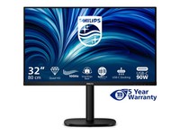 Philips 32B2U3601 31.5 Zoll QHD IPS Office Monitor 16:9 100 Hz DP/HDMI/USB-C ...