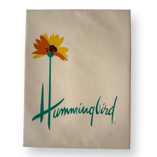 Vintage 1950s Hummingbird Sheer Nylon Stockings x3 Pairs Cinnamon 8.5a in Box - Picture 4 of 20