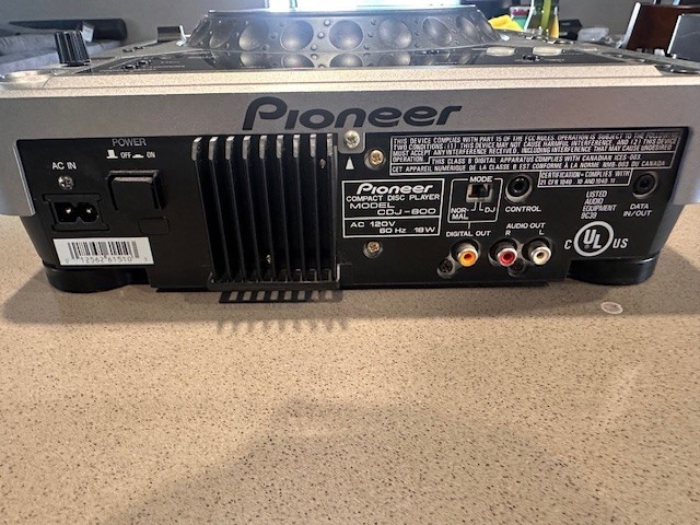 Pioneer CDJ800 DJ Turntable 12562615103| eBay