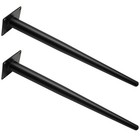  2Pcs Table Legs Metal Furniture Tapered Legs Furniture Replacement Legs for