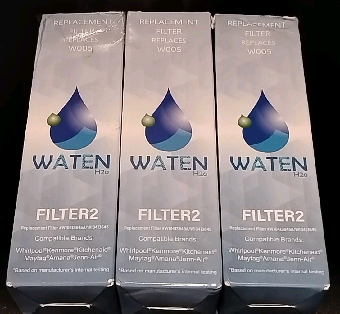 3 Pack Waten Replacement Water H2O Filter2 New Sealed