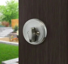 Schlage Dexter JD60630 Single-Cylinder Deadbolt - Satin Stainless Steel