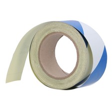 5cmx30m Reflective Safety Warning Tape Blue White Striped Hazard Marking Tape