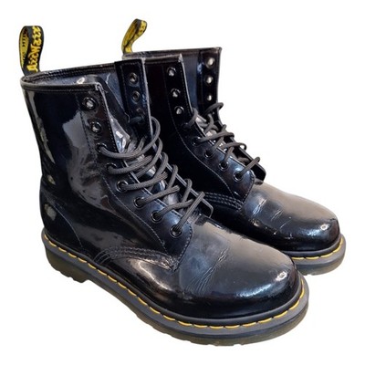 Dr Martens 1460 Black Patent Leather Ankle Boots Size UK 6 Ladies? Doc  Martens.. | eBay UK