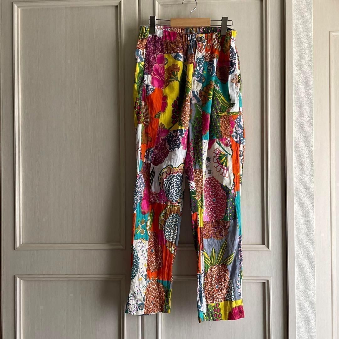 39 Engineered Garments Flower Pattern Pants Botto… - image 1