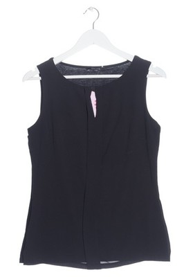 COMMA ärmellose Bluse Damen Bluse Gr. DE 34 schwarz Business-Look