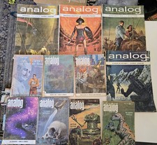 analog science fiction magazine lot