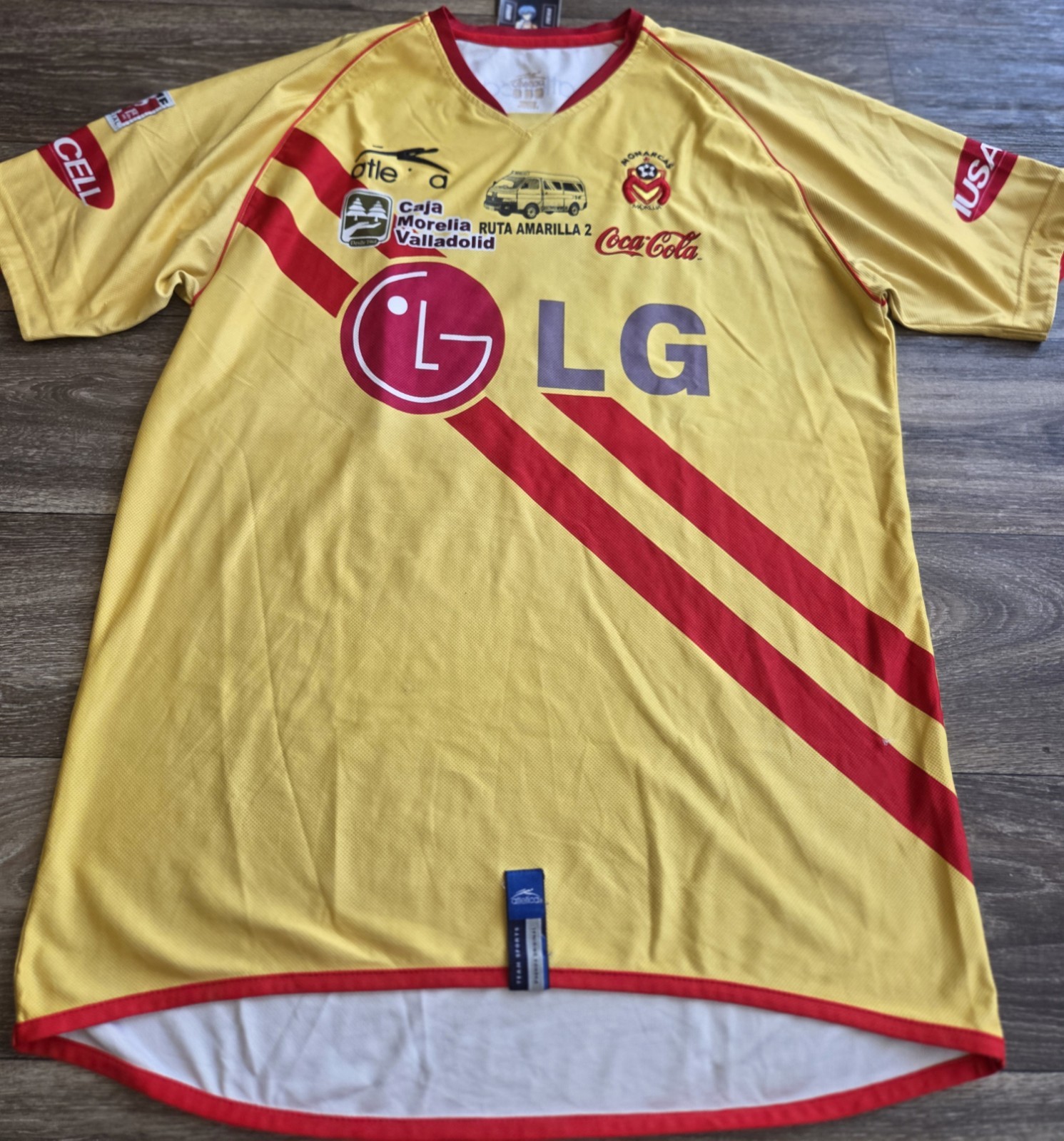 Atletica Monarcas Morelia 07/08 Alternate Futbol Soccer Jersey Mens Size XL 