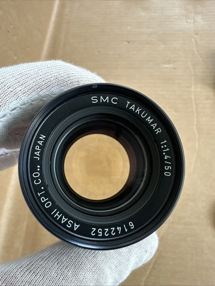 De colección Asahi PENTAX SMC TAKUMAR 50mm f1.4 M42 - LIMPIO Y CLARO - Hecho en Japón Foto 2 de 4
