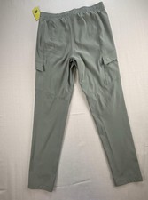 All In Motion Woven Cargo Jogger Pants Sage Green Water Resistant Men’s M