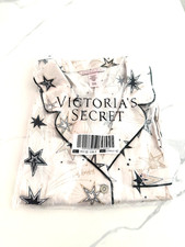 Victoria's Secret Satin Boxer PJ Pajama Set Stars