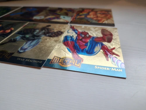 1995 Fleer Marvel Gold Blasters, Limited Edition Insert Cards, 9 Cards