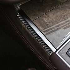 Cup Holder Panel Side Cover Trim For BMW 7 Series G11 G12 2015-2022 Carbon Fiber