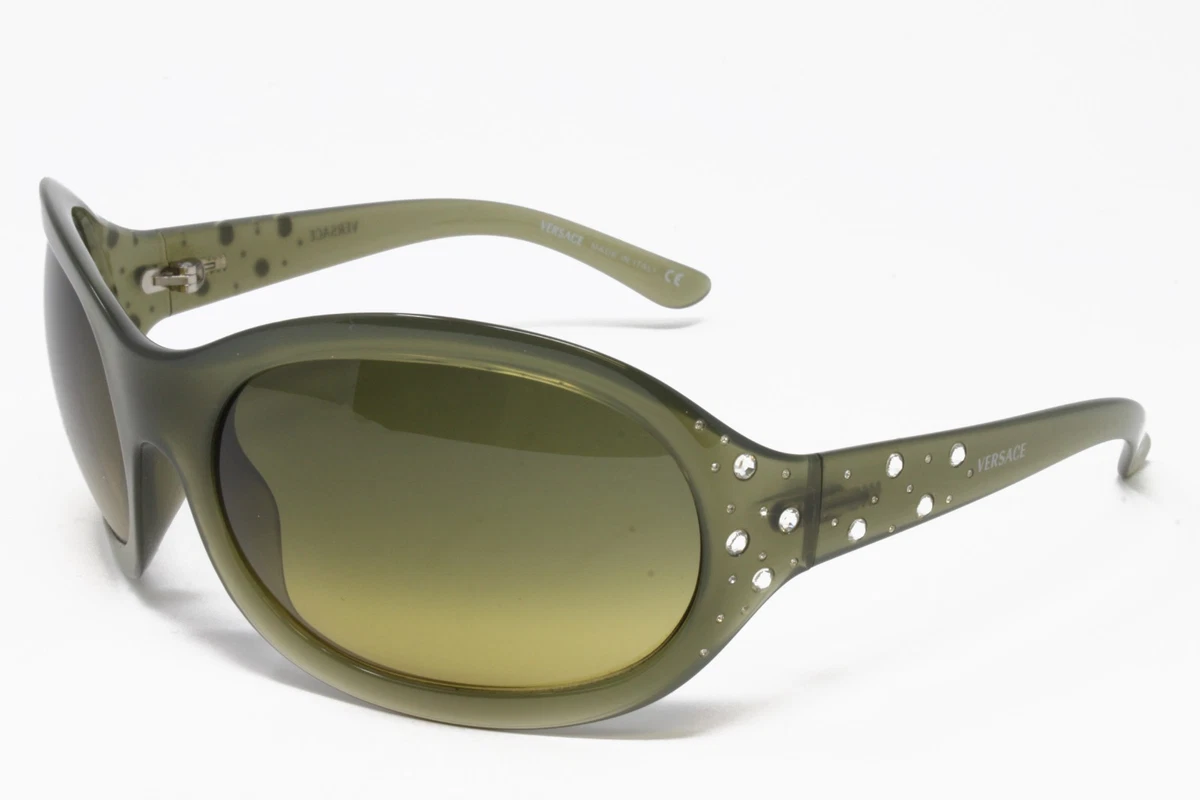 Versace Sunglasses MOD.4257 5076/71 Brown Green Tortoise Frames Green Lenses Versace Optical Authentic Green Tortoise Gold 3240 5076 52  main image 2