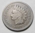 1867 INDIAN HEAD CENT, VERY NICE TOUGHER COIN!!!!(A8)