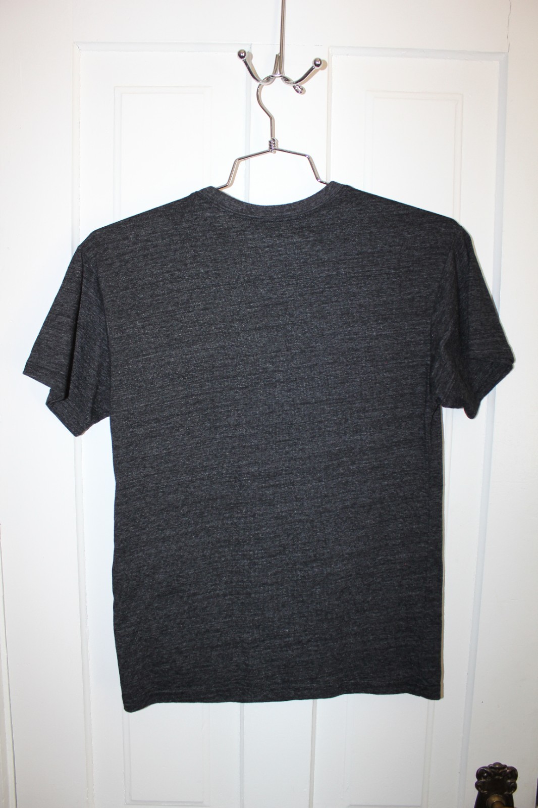 Shelby Cobra Racing T Shirt SMALL Heather Gray Felt Logo FORD